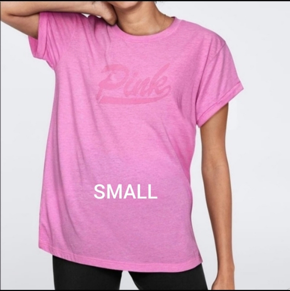 SZ SMALL VS PINK SHORT SLEEVE TEE - Picture 1 of 7